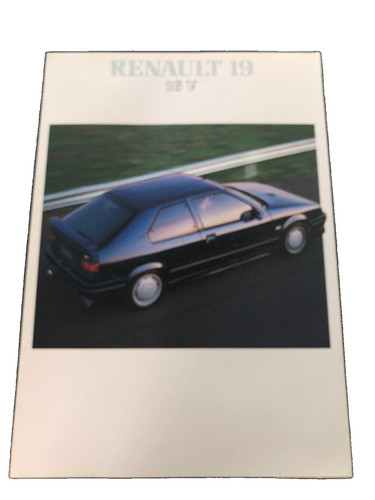 Brochure depliant renault - depliant,