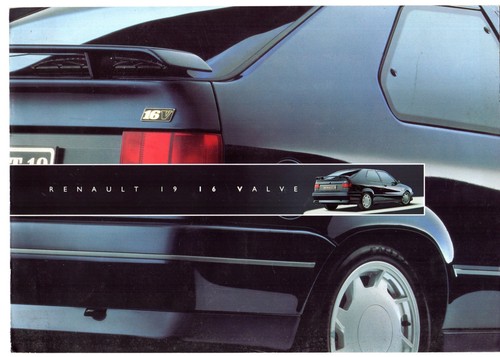 Renault valve 16v - 16v, 1991